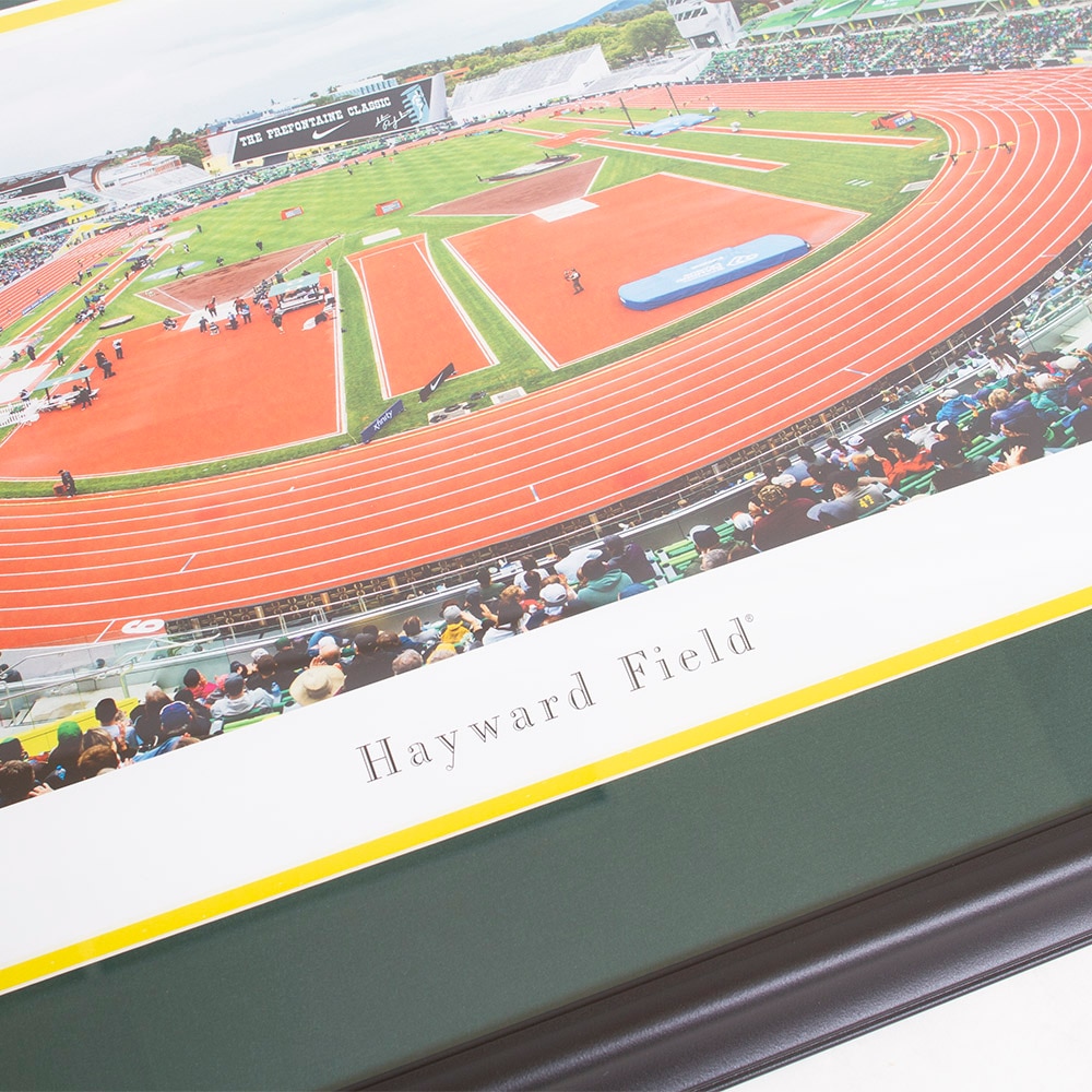 Hayward Field, Wall Art & Clocks, Home & Auto, Track & Field, Blakeway Panoramas, Deluxe, Framed Poster, 980580